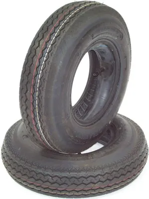 Produktbild von 2 Stück Anhängerreifen REIFEN 4.00-8 m. Schlauch für Kleinanhänger 4.00-8 4.80-8
