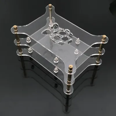 Produktbild von stapelbares Acryl Gehäuse für Raspberry Pi - transparent