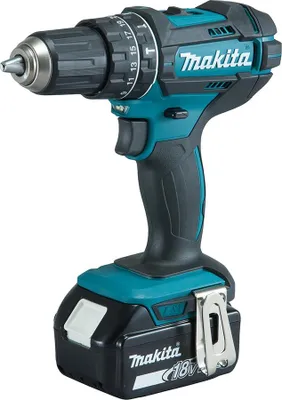 Produktbild von Makita DHP482RF Akku-Schlagbohrschrauber 18 V 3.0 Ah Li-Ion inkl. Akku inkl