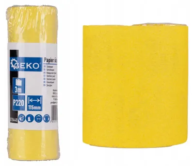 Image de GEKO Bande abrasive 115 mm, rouleau de 3 m, P220 G78448