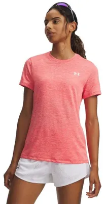 Produktbild von Under Armour Tech Ssc Twist Kurzarm-t-shirt Rosa L Frau Rosa L