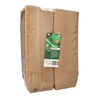 Produktbild von 4800 Burgerboxen, Pappe 7,8 cm x 9 cm x 9 cm braun 100% Fair