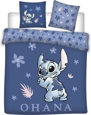 Produktbild von Disney Bettwäsche Kissenbezug Set - Stitch Ohana 240x220