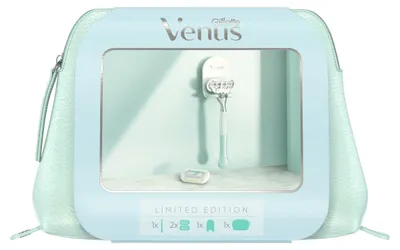 Produktbild von Gillette Venus Set mit 3 Klingen, feuchtigkeitsspendenden Klingen und