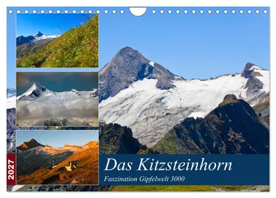Produktbild von Das Kitzsteinhorn (Wandkalender 2027 DIN A4 quer), CALVENDO Monatskalender
