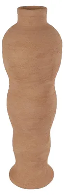 Immagine prodotto di Vaso Van Manen in terracotta, oggetto decorativo, 12x12x38,5 cm, marrone