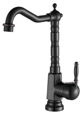 Productafbeelding van Keukenmengkraan, geborsteld brons, met één hendel en een draaibare uitloop, model BL9250B