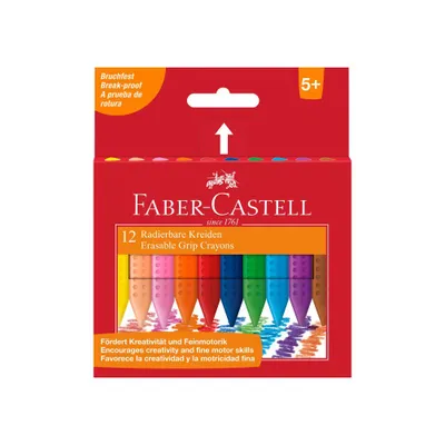 Immagine prodotto di Faber-Castell Kredki woskowe trójkątne Grip 12 kolorów