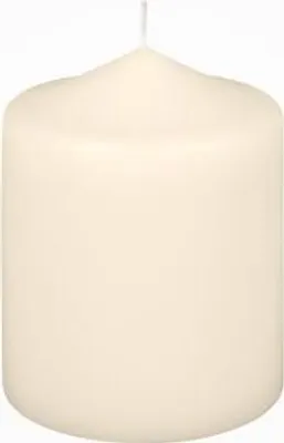 Produktbild von Premium Stumpenkerzen Champagner 100 x 80 mm, 1 Stück