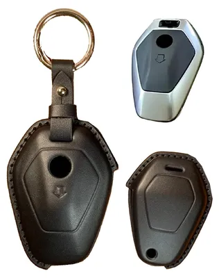 Zdjęcie produktu dla Skórzany breloczek do kluczy motocyklowych, pasujący do motocykli BMW