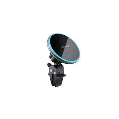 Zdjęcie produktu dla Acefast samochodowa adowarka bezprzewodowa Qi 15W uchwyt magnetyczny do telefonu na kratk wentylacji czarny (D3 black)