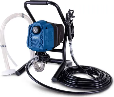 A paint sprayer system is shown against a white background.