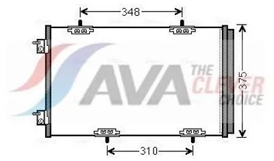 Produktbild von AVA COOLING SYSTEMS CN5290D Kondensator Klimaanlage Klimakondensator passend für PEUGEOT 301 +Trockner