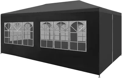 Produktbild von Partyzelt 3x6 m Anthrazit Faltpavillon Wasserdicht Stabil Faltbar Pavillon 3x6 Wasserdicht Stabil