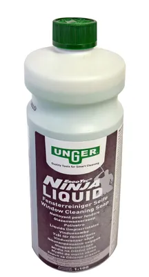 Produktbild von Unger Power Flüssigglas-Reinigungsseife - Fensterreiniger - Limited Black Series Edition - 1L
