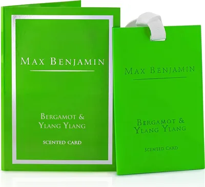 Productafbeelding van Max Benjamin Luxe Geurkaart Bergamot & Ylang Ylang