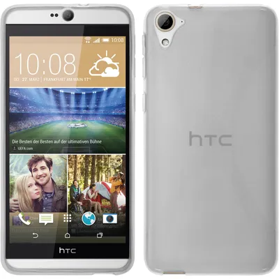 Produktbild von PhoneNatic Case kompatibel mit HTC Desire 826 - clear Silikon Hülle X-Style Cover