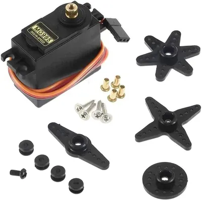 Zdjęcie produktu dla Serwomechanizm MG995 Torque z metalową przekładnią | Kompatybilny z Futaba, Hitec, Sanwa | Coreless, metalowa przekładnia | Do RC samochodów, łodzi