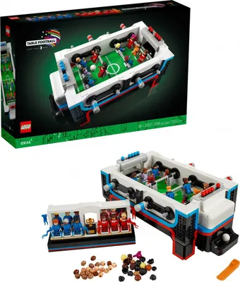 Zdjęcie produktu dla LEGO Ideas Piłkarzyki, Zestaw do budowania, 18 lat(a), Plastik, 2339 szt., 3,16 kg