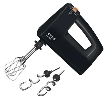Immagine prodotto di Krups 3 Mix 7000 - 60 Jahre Special Edition Handmixer Schwarz - Kupfer 500 W (F6085811)