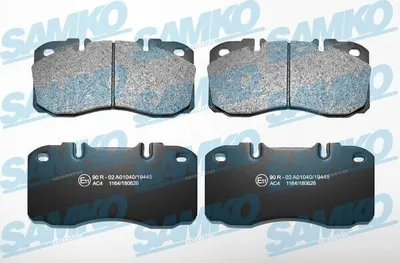 Obrázek produktu pro SAMKO 5SP1164 Sada brzdových destiček Brzdové destičky