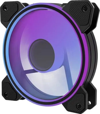 Produktbild von PREYON EAGLE EYE 120 PWM ARGB Lüfter, Spiegeleffekt, ARBG-Beleuchtung, Gummi-Vibrationsschutz Pads, 120 mm PWM-Lüfter Größe