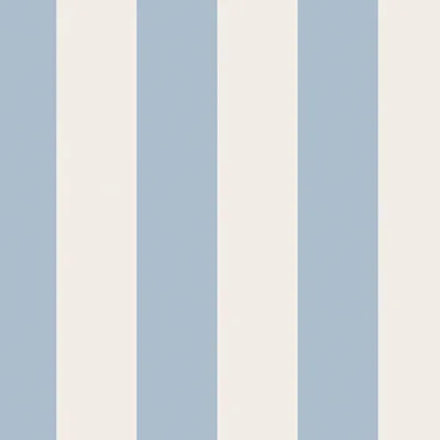 Produktbild von Cath Kidston - Tapete - Canopy Stripe Blau