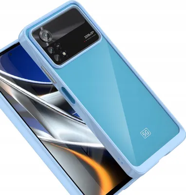 Image de Outer Space Case Xiaomi Poco X4 Pro 5G Case with Flexible Frame Bleu
