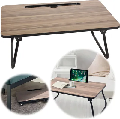 Produktbild von LS-LebenStil Holz Laptoptisch Betttablett 53x30cm Frühstückstablett Serviertablett