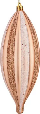 Imagen del producto de Adornos navideños, color rosa pálido, cobre, PVC