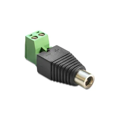 Productafbeelding van Delock 65423 Adapter Delock Terminalblock 2Pin -> DC 2,1 x 5,5mm Bu 2-tei