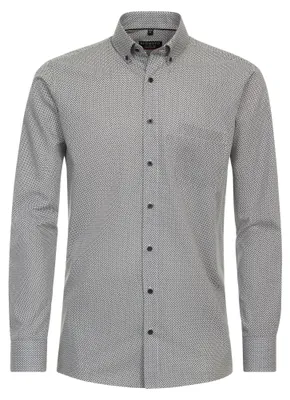 Produktbild von Redmond - Modern Fit - Herren Langarm Hemd (242700110), Größe:3XL, Farbe:Schwarz(90)