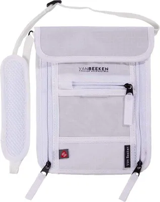 Productafbeelding van Famanu paspoorttas met RFID-bescherming - Wit, 16 x 20 cm