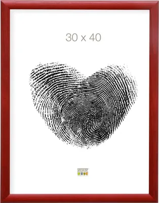 Zdjęcie produktu dla Deknudt S40C drewniana ramka na zdjęcia czerwona 13x18 cm