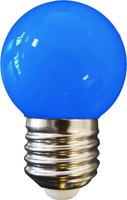 Obrázek produktu pro Edm E27 1,5w 80 lumenů sférická led lampa modrá modrá jedna velikost