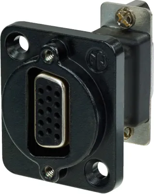 Produktbild von NEUTRIK D-SUB Adapter D-SUB-Buchse 15pol. - D-SUB-Buchse 15pol. Neutrik NADB15FF-B 1 St.