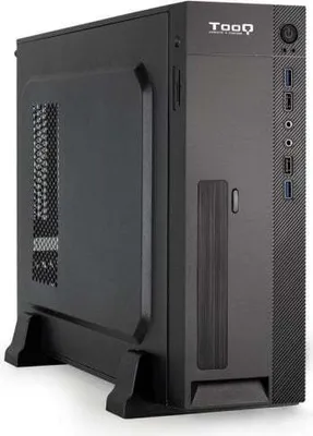 Obrázek produktu pro TooQ TQC-3008U3C, Micro Tower, PC, Černá, Micro ATX, Mini-ITX, Ocel, 7,5 cm