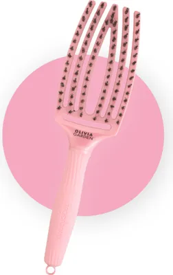 Produktbild von Olivia Garden Bürste Olivia Garden Fingerbrush Love Your Art Combo Medium Pink