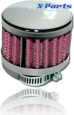 Produktbild von Sport Filter Kit offen Ø 50mm Chrom Kurbelgehäuse rund-zylindrisch Entlüftung