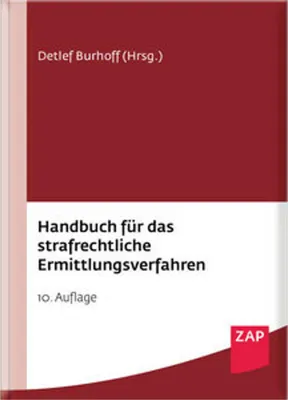 Obrázek produktu pro Handbuch für das strafrechtliche Ermittlungsverfahren