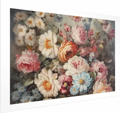 Produktbild von Posterpapier Poster - Scent of Garden Flowers 60x40 cm Blumen b-H-10018-ao-a