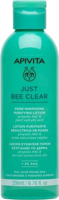 Imagen del producto de JUST BEE CLEAR, Loción purificante para piel grasa que minimiza los poros, 200 ml