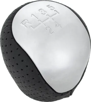 Immagine prodotto di Pomello del cambio argento nero a 5 velocità in pelle traforata per Hyundai Elantra i30 ix35