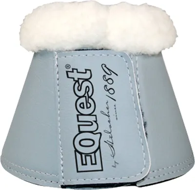 Produktbild von EQuest Hufglocken mit Fell in verschiedenen Farben (2er Set), Farbe:White, Größe:XXL