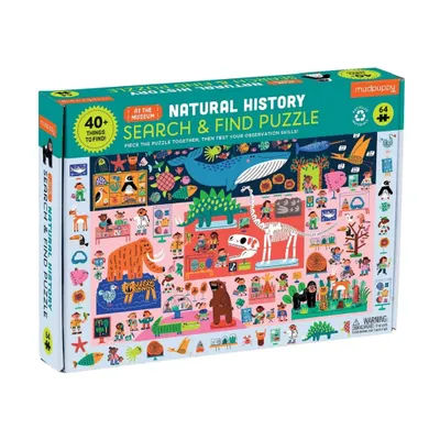 Zdjęcie produktu dla Puzzle skládej a hledej "Přírodovědné muzeum" 64 dílů
