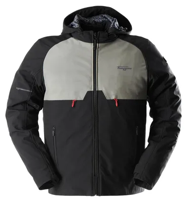 Immagine prodotto di Furygan Addax Giacca con cappuccio nero 4XL Uomo Nero 4XL