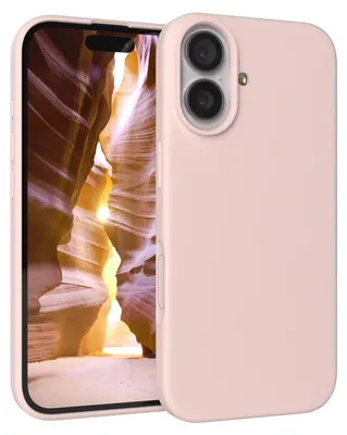 Produktbild von EAZY CASE Silikonhülle für Apple iPhone 17, Silikon Backcover Schutz in Rosa