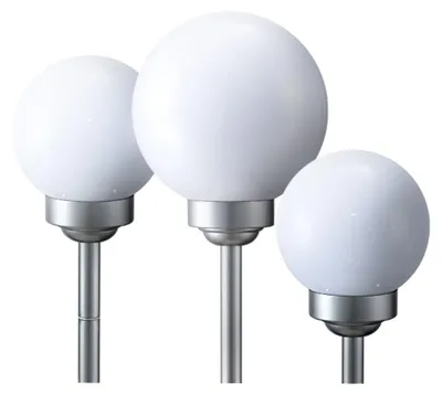 Produktbild von 3er Set LED Solarleuchten für den Außenbereich