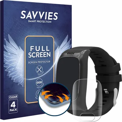 Produktbild von 4x Savvies Fullscreen Schutzfolie für One Button Phone Model 2024 Displayschutz Folie Fullcover Klar Transparent