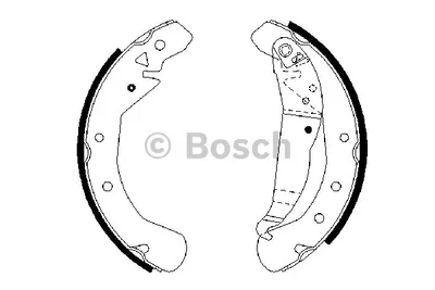 Produktbild von Bosch Bremsbackensatz  0 986 487 658